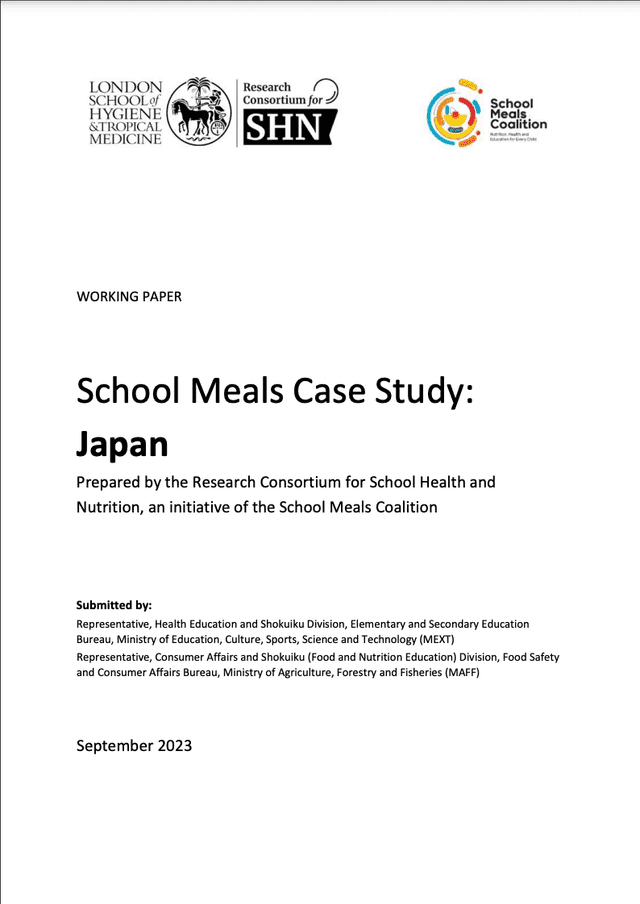 School Meals Case Study: Japan